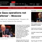 The UN-Russia’s Stance on Israel
